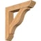 Ekena Millwork Funston Slat Smooth Bracket w/ Offset Brace, Western Red Cedar, 7 1/2"W x 36"D x 36"H BKT0806X36X36FST06SWR - alternate 1